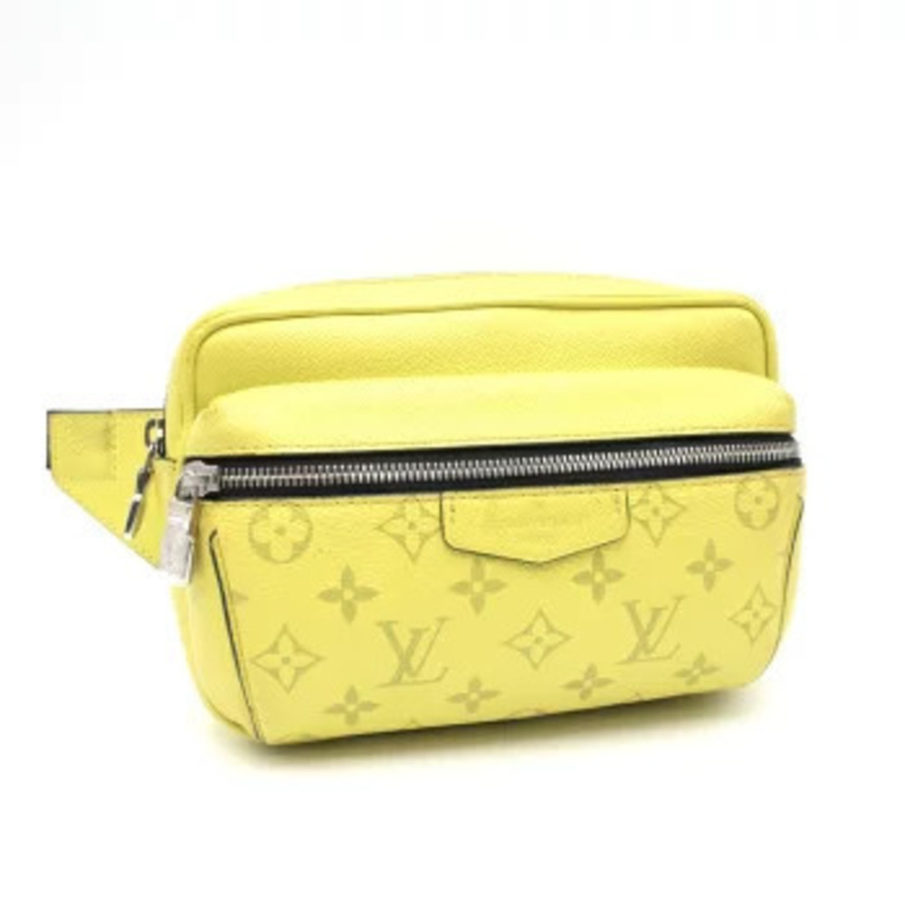 Louis Vuitton Taigarama Bumbag Outdoor Bag Monogram Bag Canvas Waist Bag Yellow